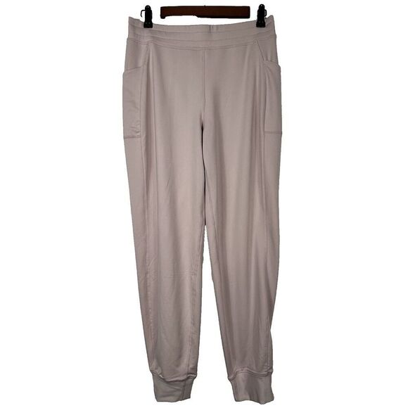 Fabletics Women's Light Pink Jogger M Sweatpants Athleisure Active Comfy Cute - Picture 1 of 9